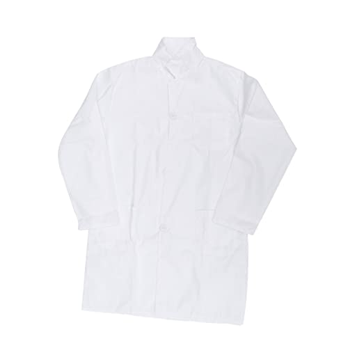 CTIRCHIU 1Stück Laborkittel Weißer Mantel für Dünner Cosplay Kittel Unisex Laborkittel für Kreative Auftritte für Fotos Rollenspiele Kleine CTIRCHIU 1Stück Laborkittel Weißer Mantel für Dünner Cosplay Kittel Unisex Laborkittel für Kreative Auftritte für Fotos Rollenspiele Kleine von CTIRCHIU