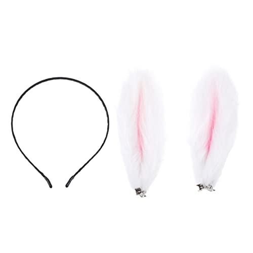 CTIRCHIU 1Stück Plüsch Kaninchen Haarband Dekoratives Party Stirnband Mit Süßem Hasenohren Design Für Karneval Kostümpartys Und Festivals Bequem Und Einfach Für Damen von CTIRCHIU