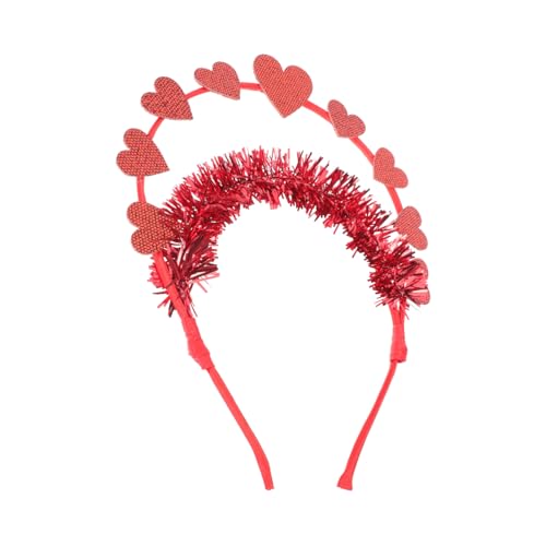 CTIRCHIU 1Stück Valentinstag Haarreif mit Herzmotiv Perfektes Kostümzubehör für Partys Karneval und Maskerade Bequem und Leicht für Damen Herzformen Modischem Design CTIRCHIU 1Stück Valentinstag Haarreif mit Herzmotiv Perfektes Kostümzubehör für Partys Karneval und Maskerade Bequem und Leicht für Damen Herzformen Modischem Design von CTIRCHIU