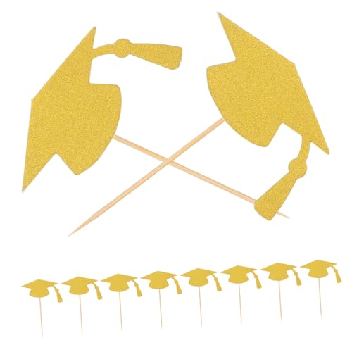CTIRCHIU 24 Stück Graduation Cap Cupcake Topper für Abschlussfeiern Bachelor Hut Kuchendekoration für Schulveranstaltungen und Persönliche Feiern Kreative Erinnerungsstücke CTIRCHIU 24 Stück Graduation Cap Cupcake Topper für Abschlussfeiern Bachelor Hut Kuchendekoration für Schulveranstaltungen und Persönliche Feiern Kreative Erinnerungsstücke von CTIRCHIU