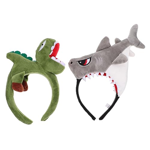 CTIRCHIU 2Stücke Dinosaurier Kopfbedeckungen für Lustige Party Stirnbänder Cartoon Haarreifen für Mottopartys Geschenkidee und Dekoration CTIRCHIU 2Stücke Dinosaurier Kopfbedeckungen für Lustige Party Stirnbänder Cartoon Haarreifen für Mottopartys Geschenkidee und Dekoration von CTIRCHIU