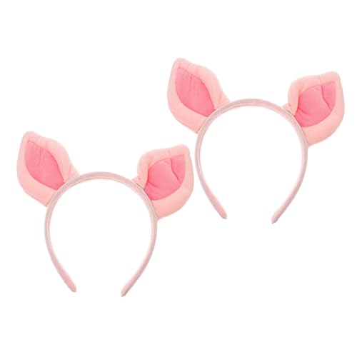 CTIRCHIU 2Stücke Schweineohren Stirnband Süßes Cosplay Kopfschmuck Lustiges Accessoire Für Partys Und Karneval Für Erwachsene Weichem Gefertigt von CTIRCHIU