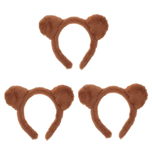 CTIRCHIU 3Stücke Niedliche Bärenohren Haarreif Braunes Tierkostüm Accessoire für Partys und Cosplay Sicheres und Bequemes Stirnband für Täglichen Gebrauch und Gruppenevents CTIRCHIU 3Stücke Niedliche Bärenohren Haarreif Braunes Tierkostüm Accessoire für Partys und Cosplay Sicheres und Bequemes Stirnband für Täglichen Gebrauch und Gruppenevents von CTIRCHIU