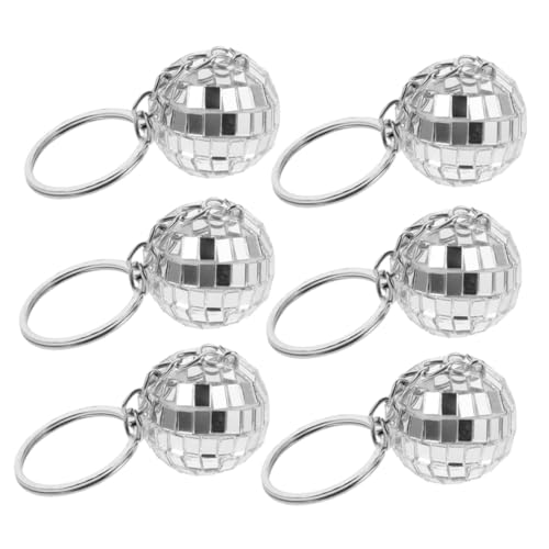 CTIRCHIU 6Stücke Discokugel Schlüsselanhänger Spiegel Ball Party für Geburtstagsfeiern Hochzeiten und Feste Langlebig Robustes Material CTIRCHIU 6Stücke Discokugel Schlüsselanhänger Spiegel Ball Party für Geburtstagsfeiern Hochzeiten und Feste Langlebig Robustes Material von CTIRCHIU