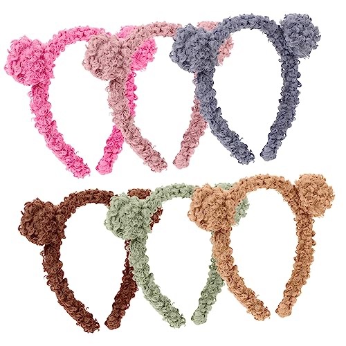 CTIRCHIU 6Stücke Teiliges Bärenohren Haarreif Flauschige Kopfband für Cosplay Mottopartys und Gesichtswäsche Elastisches Design Geeignet für Kopfgrößen Süße Farben CTIRCHIU 6Stücke Teiliges Bärenohren Haarreif Flauschige Kopfband für Cosplay Mottopartys und Gesichtswäsche Elastisches Design Geeignet für Kopfgrößen Süße Farben von CTIRCHIU