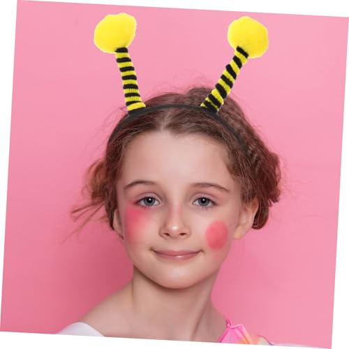 CTIRCHIU Bienenkostüm mit Stirnband Gestreiften Handschuhen und Strümpfen Niedliches Cosplay Zubehör für Mottoparty Halloween Bühnenauftritte Weiches Hautfreundliches Material von CTIRCHIU