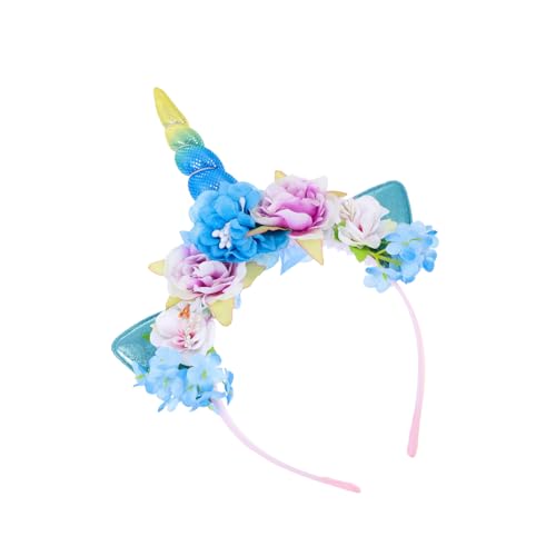 CTIRCHIU Einhorn Haarreif mit Bunten Blumen Festlicher Kopfschmuck für Jugendliche für Partys Geburtstagsfeiern und Cosplay Bequem und Vielseitig Einsetzbar CTIRCHIU Einhorn Haarreif mit Bunten Blumen Festlicher Kopfschmuck für Jugendliche für Partys Geburtstagsfeiern und Cosplay Bequem und Vielseitig Einsetzbar von CTIRCHIU