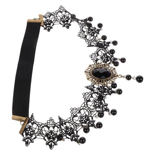 CTIRCHIU Gothic Haarschmuck mit Schwarzem und Quastendesign für Halloween Kostümpartys Vintage Chic für Modebewusste Ausdruck Ihrer Dunklen CTIRCHIU Gothic Haarschmuck mit Schwarzem und Quastendesign für Halloween Kostümpartys Vintage Chic für Modebewusste Ausdruck Ihrer Dunklen von CTIRCHIU