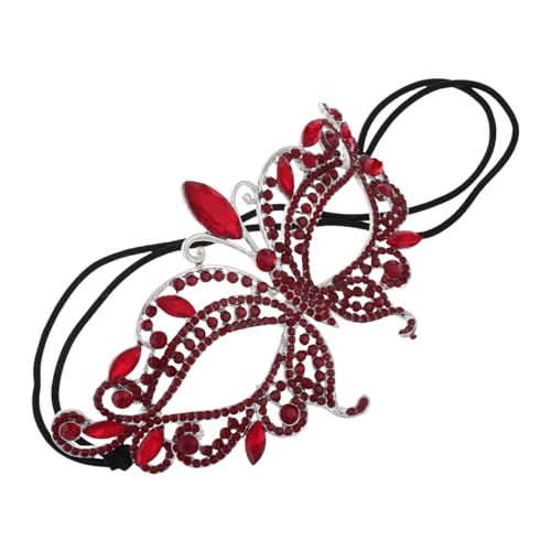 CTIRCHIU Halbgesichts Masquerade Maske mit Strass Eleganter Legierung Komfortabler Sitz Langlebig für Karneval Ball und Party Stilvoller Blickfang Make Up Vielseitig Einsetzbar CTIRCHIU Halbgesichts Masquerade Maske mit Strass Eleganter Legierung Komfortabler Sitz Langlebig für Karneval Ball und Party Stilvoller Blickfang Make Up Vielseitig Einsetzbar von CTIRCHIU