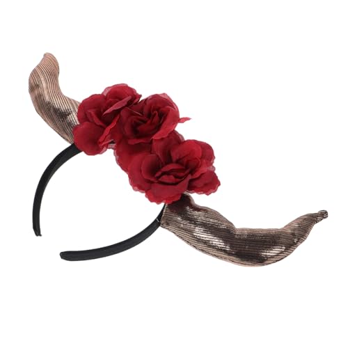 CTIRCHIU Halloween Stirnband mit Gothic Dämonenhörnern Robustes Leichtes Kopfstück für Damen Wiederverwendbar Vielseitig Kombinierbar für Halloween Partys und Kostüm events von CTIRCHIU