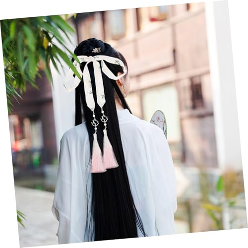 CTIRCHIU Hanfu Haarband mit Kunstseidenem Farbverlauf Quaste Traditioneller Chinesischer Haarschmuck für Frauen Komfortables Haarschmuck Accessoire für Hanfu Cosplay und Besondere Anlässe von CTIRCHIU