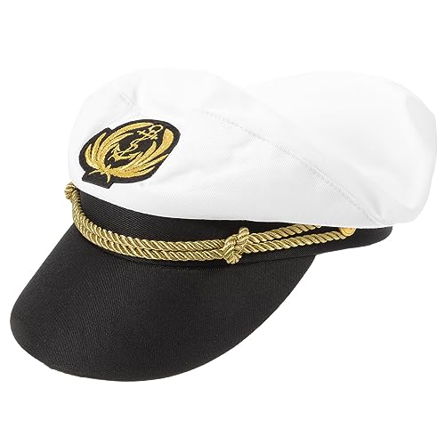 CTIRCHIU Kapitänshut für Erwachsene Verstellbare Matrosenmütze mit Schnalle für Partys Cosplay und Outdoor Aktivitäten Atmungsaktives Material Stilvolles Accessoire CTIRCHIU Kapitänshut für Erwachsene Verstellbare Matrosenmütze mit Schnalle für Partys Cosplay und Outdoor Aktivitäten Atmungsaktives Material Stilvolles Accessoire von CTIRCHIU
