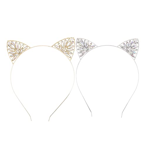 CTIRCHIU Katzenohren Stirnband für Mädchen Glitzer Haarband Einheitsgröße Kinder Accessoires für Kostüme und Partys CTIRCHIU Katzenohren Stirnband für Mädchen Glitzer Haarband Einheitsgröße Kinder Accessoires für Kostüme und Partys von CTIRCHIU