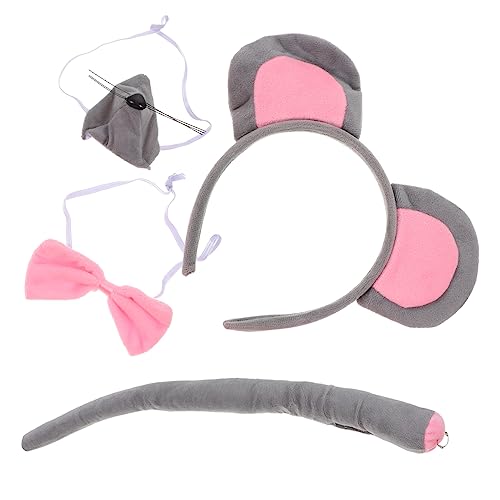 CTIRCHIU Kostüm Set für Teiliges Zubehör mit Ohren Fliege und für Halloween Karneval und Kostümpartys Perfektes Party Stirnband für Jungen und Mädchen CTIRCHIU Kostüm Set für Teiliges Zubehör mit Ohren Fliege und für Halloween Karneval und Kostümpartys Perfektes Party Stirnband für Jungen und Mädchen von CTIRCHIU