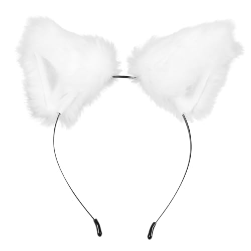 CTIRCHIU Kuscheliges Cosplay Haarband mit Niedlichen Tierohren für Mädchen Leichtes Bequemes Haarschmuck Accessoire als Fotorequisite und Modisches Stirnband von CTIRCHIU