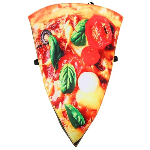 CTIRCHIU Lustiges Pizza Kostüm für Bequemes Cosplay Food Outfit Einteiliges Verkleidungskostüm für Jungen und Mädchen für Fasching Party und Bühnenauftritte Jahre von CTIRCHIU