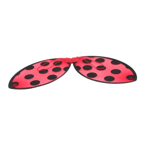 CTIRCHIU Marienkäfer Flügel für Faltbare Cosplay Flügel für Mädchen für Auftritte Partys und Fasching Auffällige Rote Farbe Vielseitiges Kostümzubehör Zufällige Farbe von CTIRCHIU