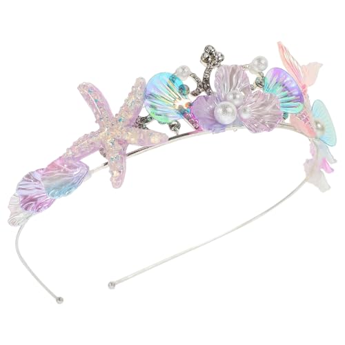 CTIRCHIU Meerjungfrau Stirnband mit Muscheln und Strasssteinen Exquisites Haarschmuck für Mädchen für Partys und Kostüme Langlebig und CTIRCHIU Meerjungfrau Stirnband mit Muscheln und Strasssteinen Exquisites Haarschmuck für Mädchen für Partys und Kostüme Langlebig und von CTIRCHIU