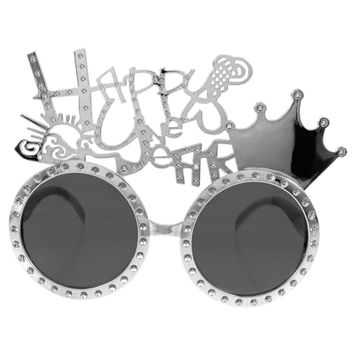 CTIRCHIU Neujahr Party Sonnenbrille mit Lustige Foto Requisite für Neujahrsfeiern Dekorative Brille für Damen Herren Unvergessliche Erinnerungen CTIRCHIU Neujahr Party Sonnenbrille mit Lustige Foto Requisite für Neujahrsfeiern Dekorative Brille für Damen Herren Unvergessliche Erinnerungen von CTIRCHIU