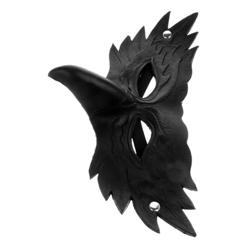 CTIRCHIU PU für Erwachsene Cosplay Partyaccessoire Halbgesichtsmaske Realistisches Design Leicht Atmungsaktiv für Karneval von CTIRCHIU