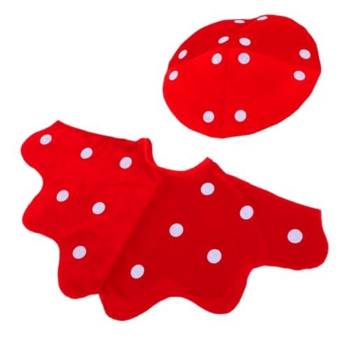CTIRCHIU Pilzkostüm für Kleinkinder mit Mütze und Umhang für Halloween Cosplay und Partys Einfach Anzuziehen Bequemes Outfit für Kinder CTIRCHIU Pilzkostüm für Kleinkinder mit Mütze und Umhang für Halloween Cosplay und Partys Einfach Anzuziehen Bequemes Outfit für Kinder von CTIRCHIU