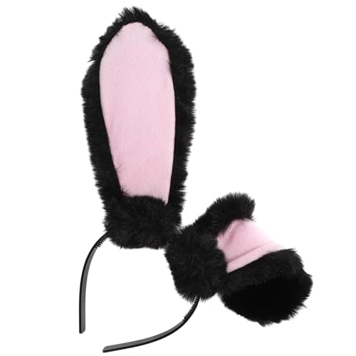 CTIRCHIU Plüsch Hasenohr Stirnband für Osterparty Kopfband Niedliches Kaninchen Kopfschmuck für Cosplay Fotografie Dekoration CTIRCHIU Plüsch Hasenohr Stirnband für Osterparty Kopfband Niedliches Kaninchen Kopfschmuck für Cosplay Fotografie Dekoration von CTIRCHIU