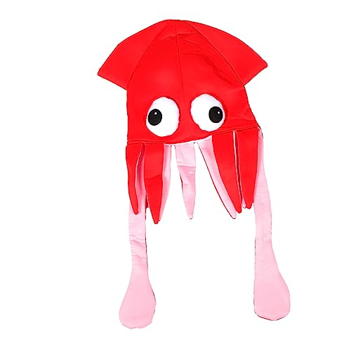 CTIRCHIU Squid Hut Lustiger Hut Velours für Fasching Partys Einzigartiges Kostümzubehör für Kreative Auftritte zu Tragen CTIRCHIU Squid Hut Lustiger Hut Velours für Fasching Partys Einzigartiges Kostümzubehör für Kreative Auftritte zu Tragen von CTIRCHIU
