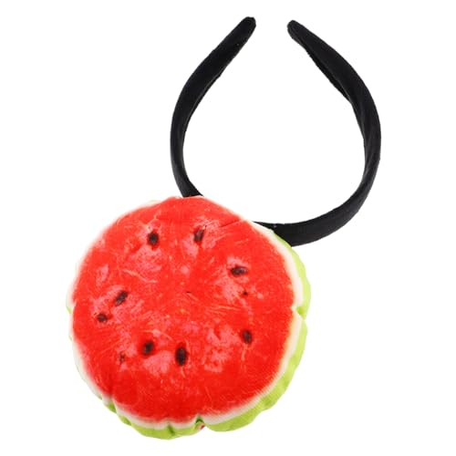 CTIRCHIU Wassermelonen Stirnband für Sommerpartys Kreatives Weiches Haaraccessoire für Frauen und Mädchen für Gesichtswäsche Make Up und Livestreams von CTIRCHIU