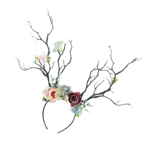 CTIRCHIU Zweig Stirnband Geweih Weihnachtskopfschmuck für Erwachsene Einzigartiges Haar Accessoire für Festliche Anlässe und Kinderfotografie CTIRCHIU Zweig Stirnband Geweih Weihnachtskopfschmuck für Erwachsene Einzigartiges Haar Accessoire für Festliche Anlässe und Kinderfotografie von CTIRCHIU