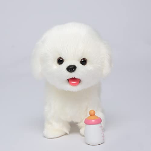 CU-MATE Der roboterhund hat mit seinem Hund kuscheltiere gespielt und maleys Hund simuliert - welpen mit welpen rumgehen, bellen, Schwanz wedeln und sprechen CU-MATE Der roboterhund hat mit seinem Hund kuscheltiere gespielt und maleys Hund simuliert - welpen mit welpen rumgehen, bellen, Schwanz wedeln und sprechen von CU-MATE