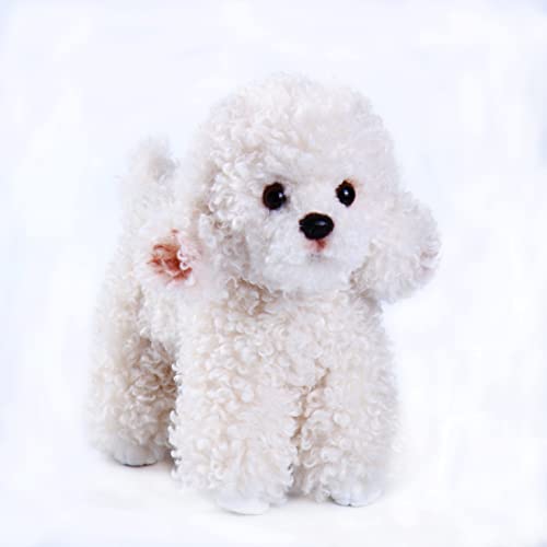 CU-MATE White Poodle Stuffed Animal Simulation Dog -Realistic & Lifelike Soft Handmade Standing Dog Plush Toy Puppy -Present Gift for Boys and Girls CU-MATE White Poodle Stuffed Animal Simulation Dog -Realistic & Lifelike Soft Handmade Standing Dog Plush Toy Puppy -Present Gift for Boys and Girls von CU-MATE