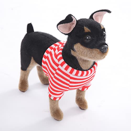Dobermann-Pinscher, Stofftier, 25,4 cm, Schwarz und Hellbraun Dobermann-Pinscher, Stofftier, 25,4 cm, Schwarz und Hellbraun von CU-MATE