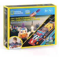 CUBICFUN DS1099h 2in1 Rakete & Rennwagen National Geographic von CUBIC FUN