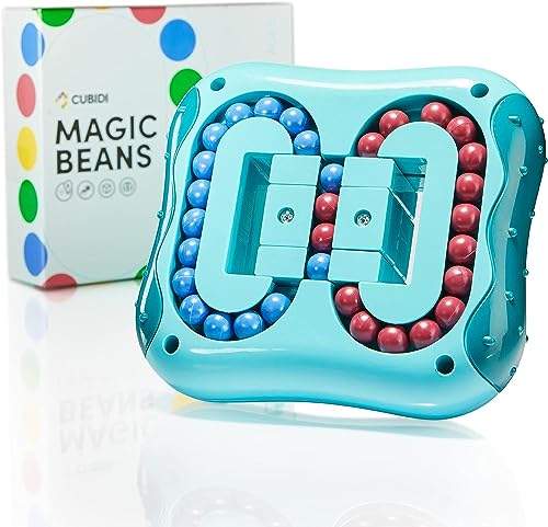 CUBIDI® Original Magic Bean - Blaugrün, doppelt | Spannendes Knobelspiel für Kinder und Erwachsene Jungen und Mädchen ab 6 Jahren von CUBIDI