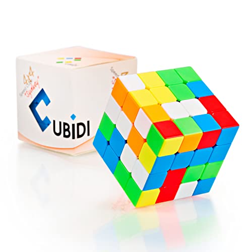 CUBIDI® Zauberwürfel 4x4 - Typ Sydney - ohne Sticker - Speedcube 4x4x4 mit optimierten Eigenschaften für Speed-Cubing - Magic Cube für Fortgeschrittene von CUBIDI