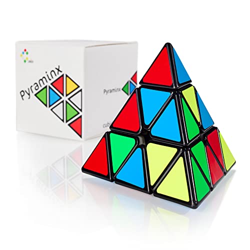 CUBIDI® - Zauberwürfel Pyramide - Spannender Brainteaser für Kinder und Erwachsene (mit Sticker) von CUBIDI