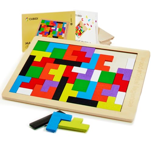 CUBIDI® Kreatives Montessori Tangram Puzzle | Fördert logisches Denken und Räumliche Vorstellungskraft | Geschicklichkeitsspiel aus Hochwertigem Holz | Lernspiele ab 4 Jahre für Jungen und Mädchen CUBIDI® Kreatives Montessori Tangram Puzzle | Fördert logisches Denken und Räumliche Vorstellungskraft | Geschicklichkeitsspiel aus Hochwertigem Holz | Lernspiele ab 4 Jahre für Jungen und Mädchen von CUBIDI