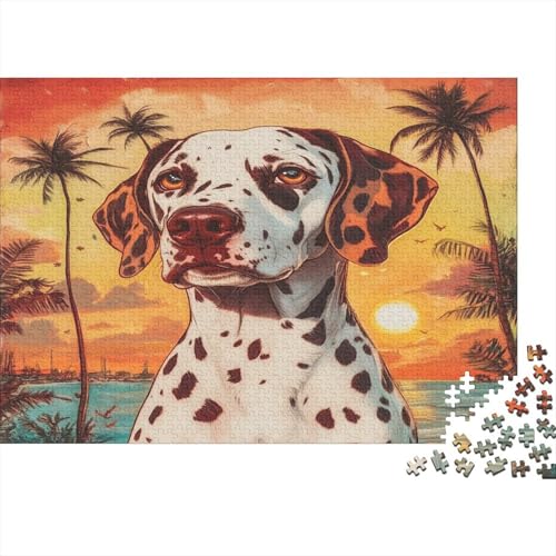 Dalmatian Puzzle 1000 Teile Für Erwachsene Und Kinder Ab 14 Jahrenfür Stressabbauer Puzzlespiel Erwachsenen Puzzlespiel Puzzel 1000pcs (75x50cm) von CUBSKRIRB
