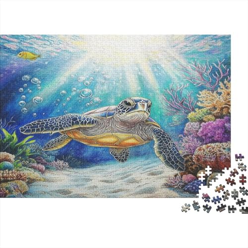 Meeresschildkröte 1000 Teile Puzzle, Puzzles Für Erwachsene, 1000 Teile Puzzlespiel Für Jugendliche & Erwachsene Puzzlespiel Puzzel 1000pcs (75x50cm) von CUBSKRIRB