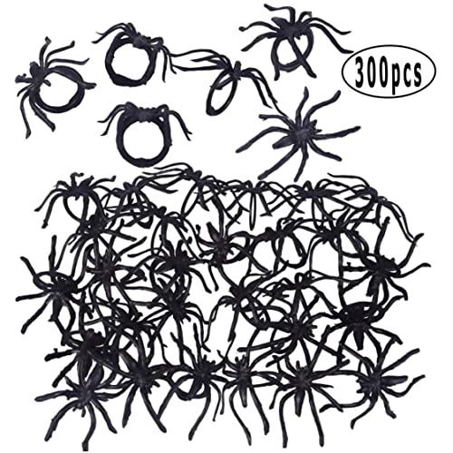CUCUFA 300pcs Spinnenringe Halloween -Ringe für Kinderpartybevorzugungen 1, 96 '' schwarzer Plastikspinnenmasse für Kinder Kostümzubehör Halloween Party Dekoration Lieferant, Plastikspinnen CUCUFA 300pcs Spinnenringe Halloween -Ringe für Kinderpartybevorzugungen 1, 96 '' schwarzer Plastikspinnenmasse für Kinder Kostümzubehör Halloween Party Dekoration Lieferant, Plastikspinnen von CUCUFA