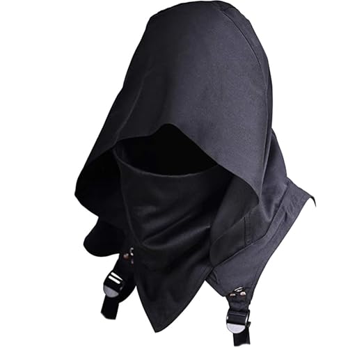 CUCUFA Cyberpunk Cowl Motorhubsschal, EIN mittelalterliche Kostüm, Winterhalter wärmer Unisex Umhang Hut, mittelalterliche Kostüm Männer CUCUFA Cyberpunk Cowl Motorhubsschal, EIN mittelalterliche Kostüm, Winterhalter wärmer Unisex Umhang Hut, mittelalterliche Kostüm Männer von CUCUFA