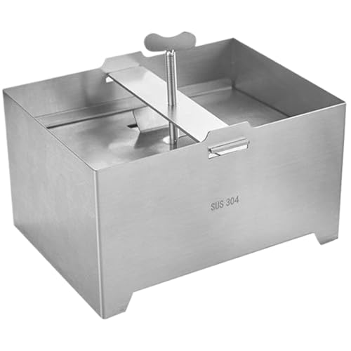 CUCUFA Tofu -Presse, Tofuform aus Edelstahl mit Abflussloch und Tropfschale, Edelstahlpresse, Käse für hausgemachtes CUCUFA Tofu -Presse, Tofuform aus Edelstahl mit Abflussloch und Tropfschale, Edelstahlpresse, Käse für hausgemachtes von CUCUFA