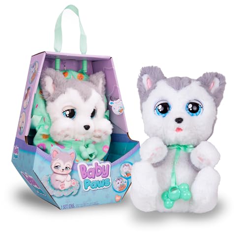 BABY PAWS Husky - Schlafender Hundewelpe und Interaktives Plüschtier Mit Soundfunktion beim Öffnen und Schließen der Augen, inklusive einer Tragedecke-Geschenk Spielzeug für Kinder ab 18 Monaten BABY PAWS Husky - Schlafender Hundewelpe und Interaktives Plüschtier Mit Soundfunktion beim Öffnen und Schließen der Augen, inklusive einer Tragedecke-Geschenk Spielzeug für Kinder ab 18 Monaten von BABY PAWS
