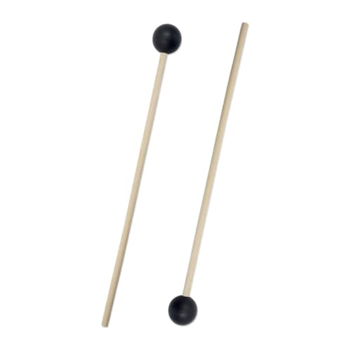 CUEMOON 2 PCS Percussion mit Holz Griff Schlägel Percussion Gummi Holz Drumstick, Lang Kinder Gummi Trommelstöcke CUEMOON 2 PCS Percussion mit Holz Griff Schlägel Percussion Gummi Holz Drumstick, Lang Kinder Gummi Trommelstöcke von CUEMOON
