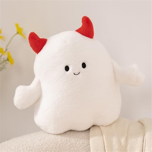 CULASIGN Halloween Plüschtier Stofftier, Weicher Geist Kissen Puppen Spielzeug Wurfkissen für Kinder Mädchen Jungen Geschenk (Kleiner Teufel) von CULASIGN
