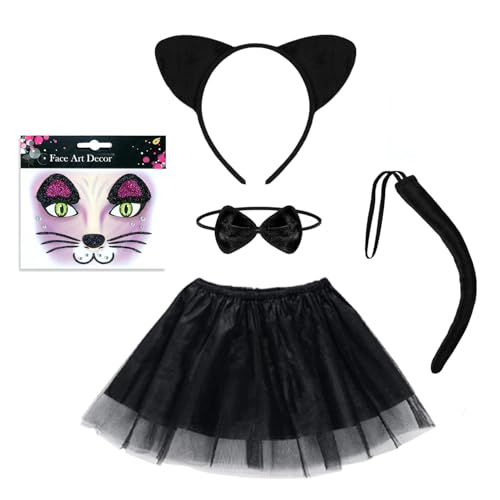 CULTURE PARTY Schwarze Katze Kostüm Set für Kinder CULTURE PARTY Schwarze Katze Kostüm Set für Kinder von CULTURE PARTY
