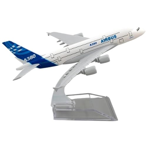 CUNTO Flugzeugmodell 1/400 für Airbus A380 Legierung Flugzeugmodell Druckguss Flugzeugmodell Flugzeugmodell mit Ständer Exquisite Sammlung Geschenk von CUNTO