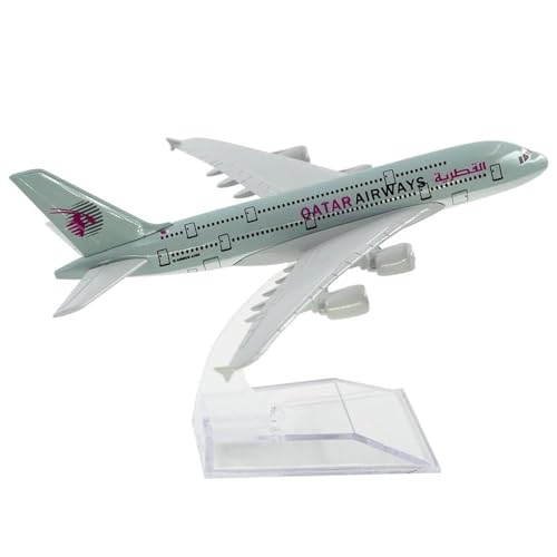 CUNTO Flugzeugmodell 1/400 für Qatar Airways Airbus A380 Legierung Flugzeugmodell Flugzeugmodell mit Ständer Exquisites Sammlungsgeschenk CUNTO Flugzeugmodell 1/400 für Qatar Airways Airbus A380 Legierung Flugzeugmodell Flugzeugmodell mit Ständer Exquisites Sammlungsgeschenk von CUNTO