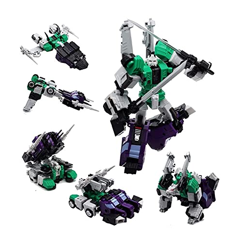 CUNTO Transformbots-Spielzeug: Bewegliches MFT Green G1 Hexaeder-Spielzeug, Transformbots-Spielzeugroboter, Spielzeug for Kinder ab Alter. Das Spielzeug ist. Zoll groß von CUNTO