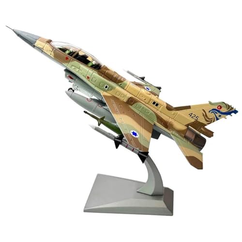 Flugzeugmodell 1:72 für israelische Luftwaffe F16 F-16I Soufa Kampfflugzeug Falke Kampfflugzeug Militärflugzeug Modell Exquisite Sammlung Geschenk (Farbe: F-16I) von CUNTO